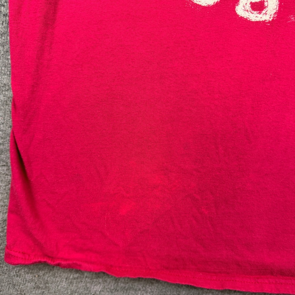Red Hot Chili Peppers Graphic T-Shirt Men's M Medium Red Asterisk Logo Rock Band - Picture 8 of 8
